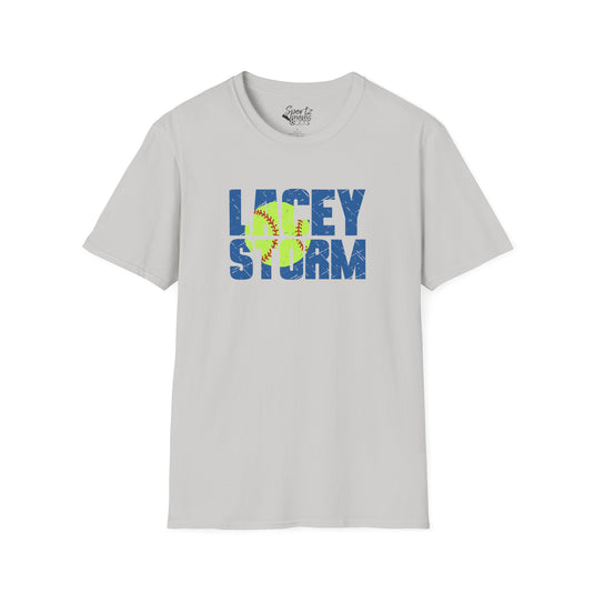 Lacey Storm Unisex Adult T-Shirt - Softball Design