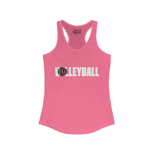Volleyball Adult Women's Racerback Tank
