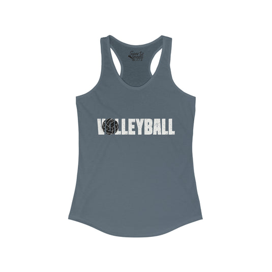 Volleyball Adult Women's Racerback Tank