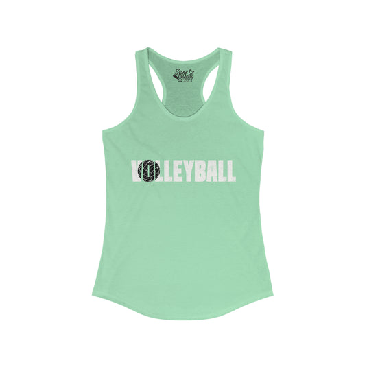 Volleyball Adult Women's Racerback Tank