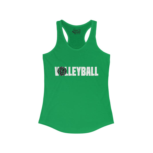 Volleyball Adult Women's Racerback Tank