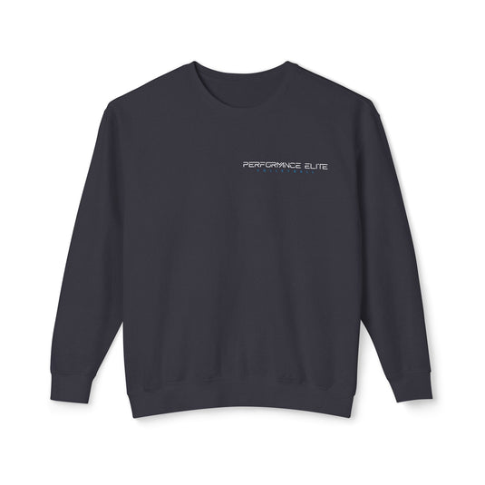 Performance Elite Unisex Adult Premium Crewneck Lightweight Sweatshirt w/Front & Back Logo