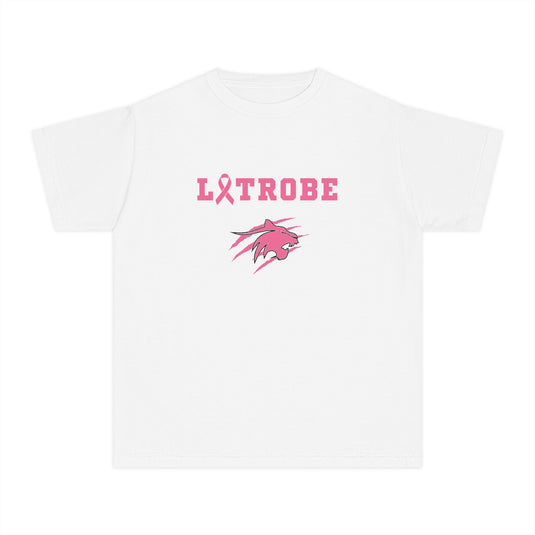 Latrobe Boys Soccer Unisex Youth Premium T-Shirt - Cancer Design