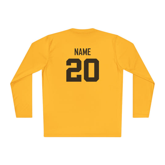 Unisex Adult Long Sleeve Competitor Moisture Wicking Shirt Color Options 1