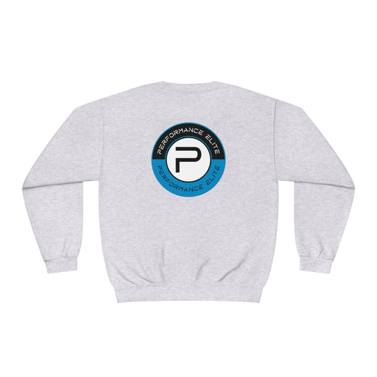 Performance Elite Unisex Adult Mid-Level Crewneck Sweatshirt w/Front & Back Logo