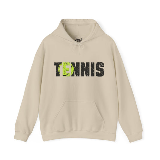 Tennis Adult Unisex Hooded Sweatshirt