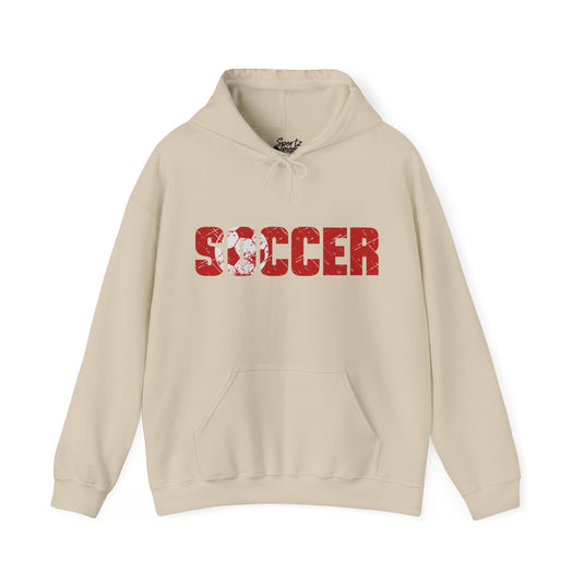 Soccer Adult Unisex Hooded Sweatshirt