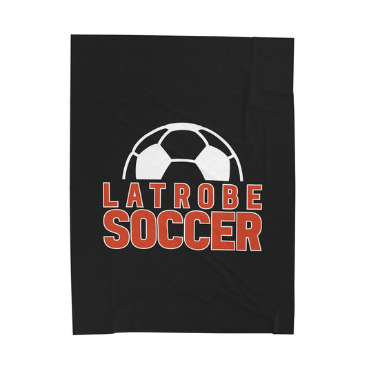 Greater Latrobe Girls Soccer Plush Blanket