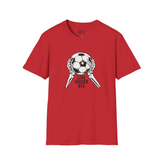 Live Soccer Die Adult Unisex T-Shirt