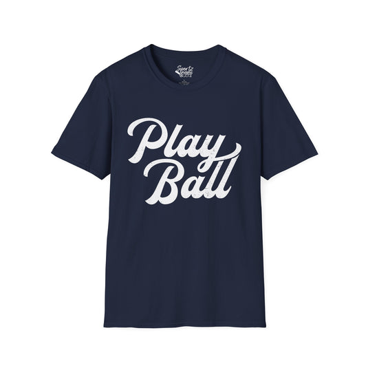 Play Ball Adult Unisex Baseball T-Shirt
