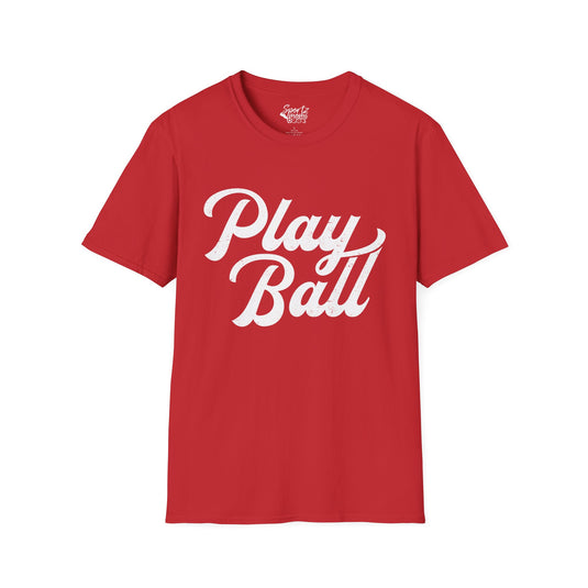 Play Ball Adult Unisex Baseball T-Shirt
