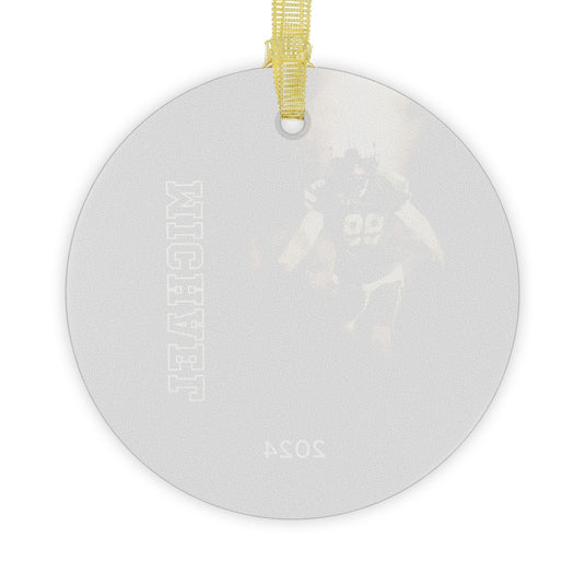 Custom Picture Glass Ornament