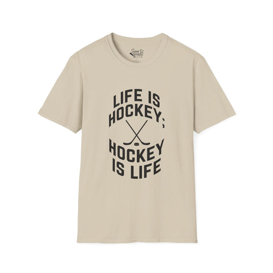 Life is Hockey Adult Unisex T-Shirt