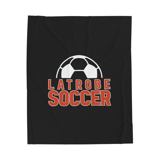 Greater Latrobe Girls Soccer Plush Blanket