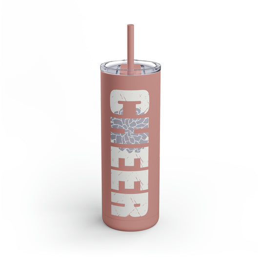 Cheer 20oz Skinny Matte Tumbler