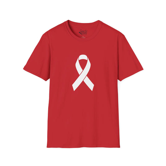 Cancer Ribbon Adult Unisex T-Shirt