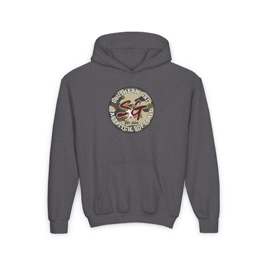 Southern Grit Unisex Youth Hooded Sweatshirt w/Both Logos
