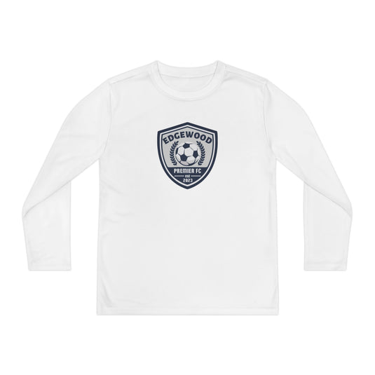Edgewood Premier FC Unisex Youth Long Sleeve Competitor Moisture Wicking Shirt