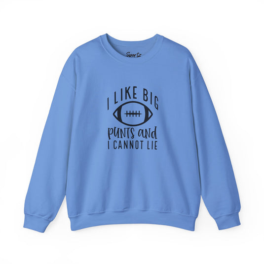 I Like Big Punts Football Adult Unisex Crewneck Sweatshirt