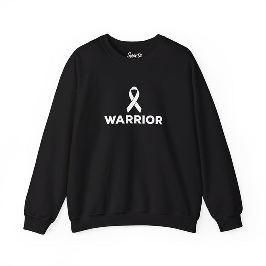 Cancer Ribbon Warrior Adult Unisex Crewneck Sweatshirt