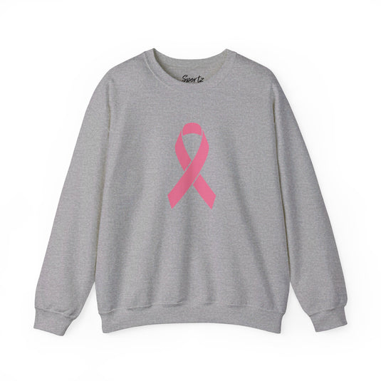 Cancer Ribbon Adult Unisex Crewneck Sweatshirt