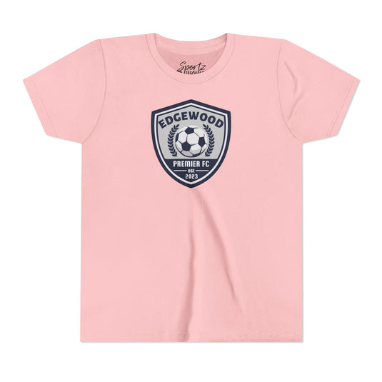 Edgewood Premier FC Unisex Youth T-Shirt - Breast Cancer Awareness