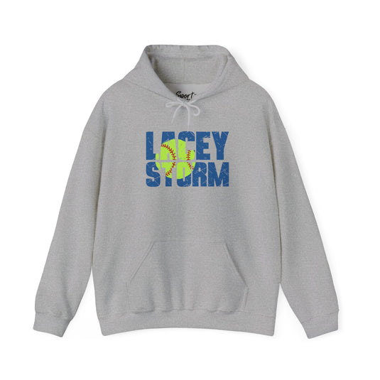 Lacey Storm Unisex Adult Hooded Sweatshirt - Softball Design