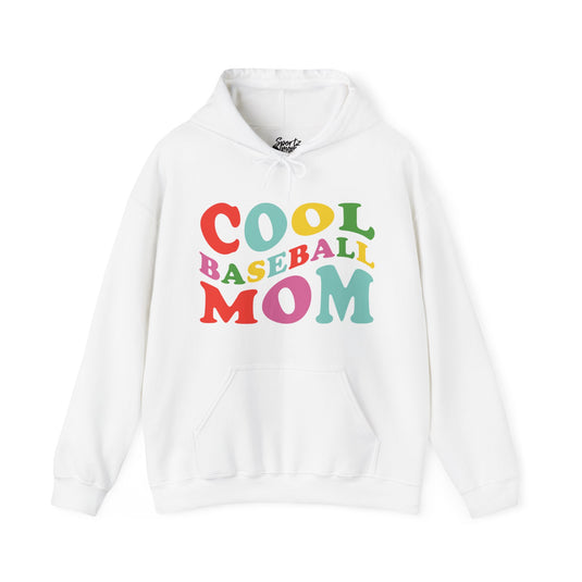 Cool Baseball Mom Adult Unisex Hooded Sweatshirt