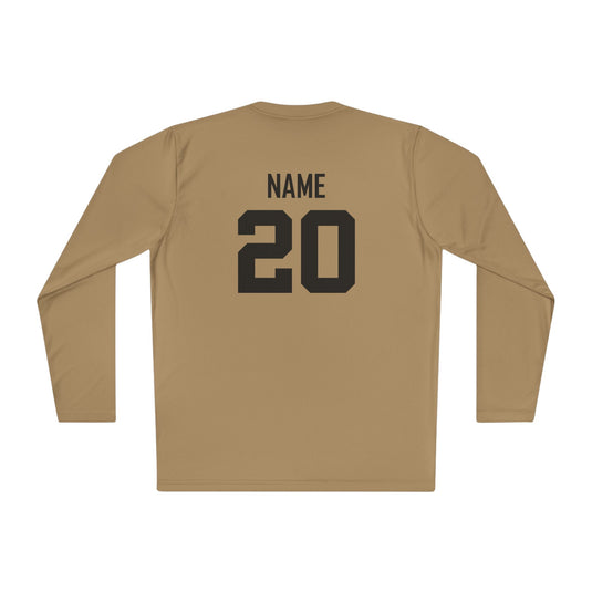 Unisex Adult Long Sleeve Competitor Moisture Wicking Shirt Color Options 1