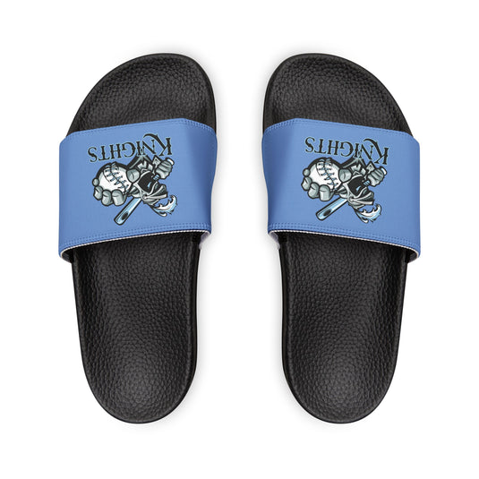 Knights Youth Slide Sandals Carolina Blue