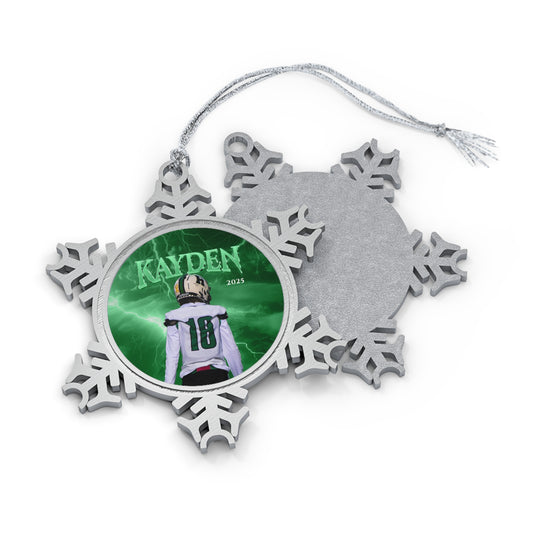 Fusion Design Pewter Snowflake Ornament