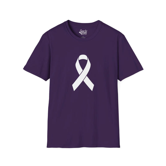 Cancer Ribbon Adult Unisex T-Shirt