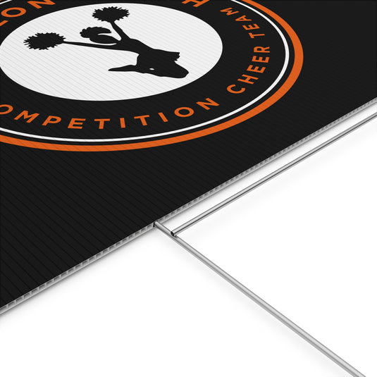 Babylon Youth Competition Cheerleading Plastic Yard Sign
