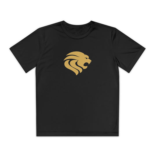 FEBA Lions Baseball Unisex Youth Short Sleeve Competitor Moisture Wicking T-Shirt