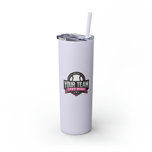Skinny Tumbler with Straw 20oz