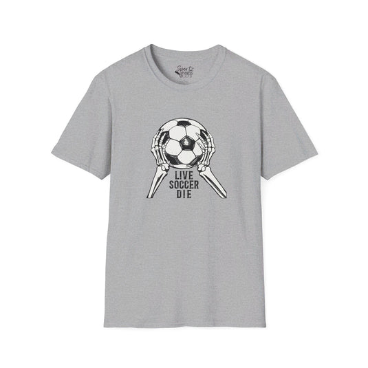 Live Soccer Die Adult Unisex T-Shirt