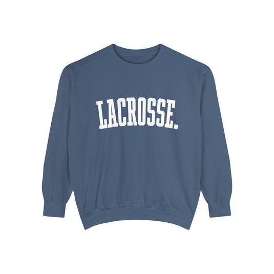 Tall Design Lacrosse Adult Unisex Premium Crewneck Sweatshirt