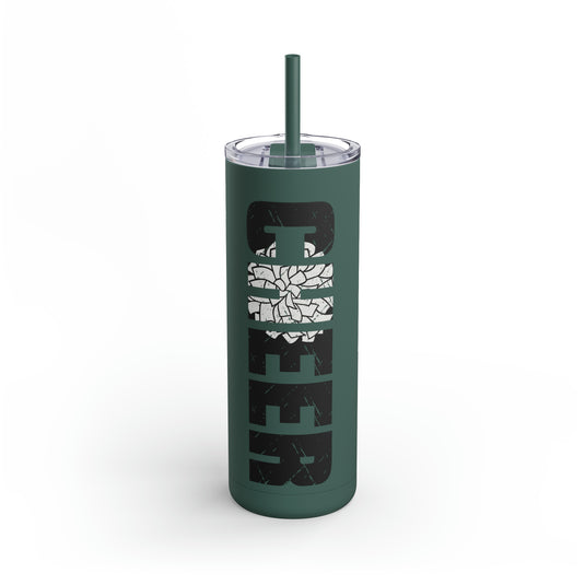 Cheer 20oz Skinny Matte Tumbler
