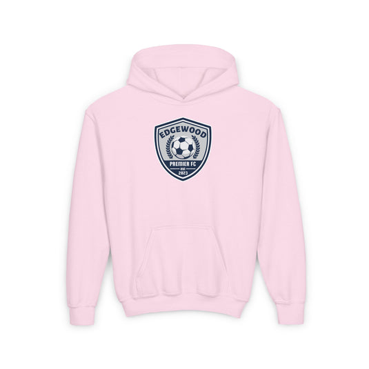 Edgewood Premier FC Unisex Youth Hooded Sweatshirt - Breast Cancer Awareness