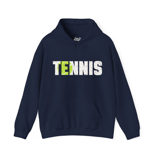 Tennis Adult Unisex Hooded Sweatshirt