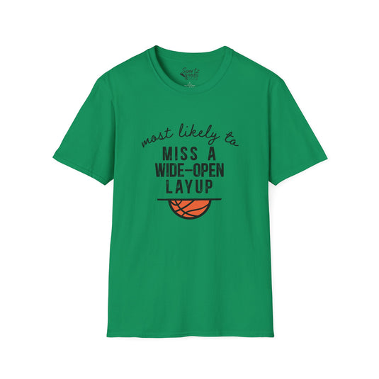 Most Likely To Basketball Adult Unisex T-Shirt