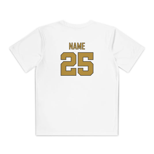 FEBA Lions Baseball Unisex Youth Short Sleeve Competitor Moisture Wicking T-Shirt