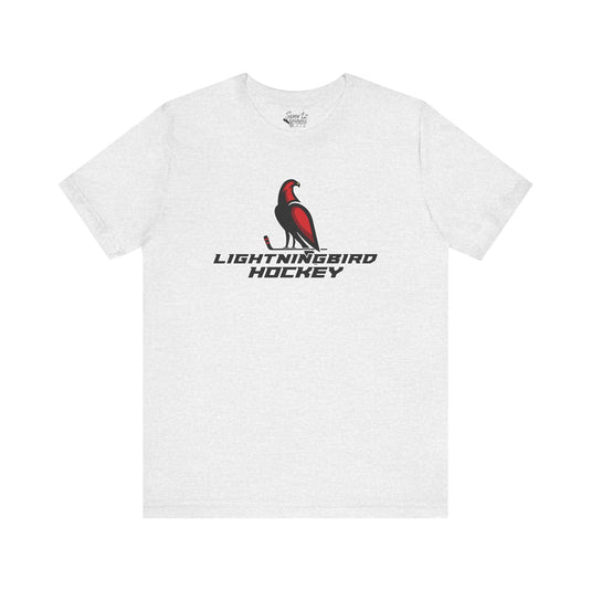 Wheeling Lightningbirds Unisex Adult Mid-Level T-Shirt - Hockey Design