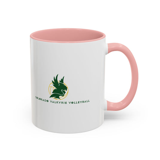 Colorado Valkyrie Volleyball Club Accent Coffee Mug