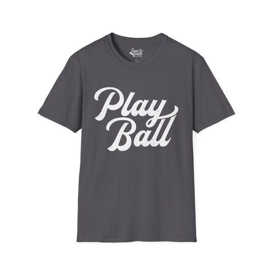 Play Ball Adult Unisex Baseball T-Shirt
