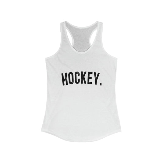 Rustic Design Hockey Women's Racerback Tank