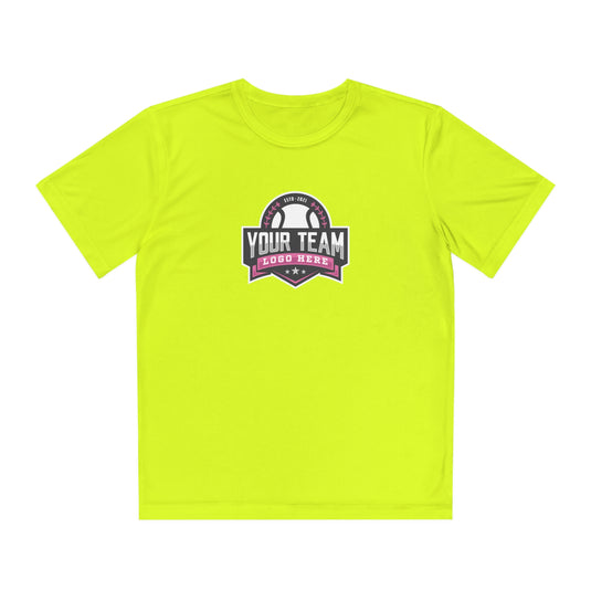 Unisex Youth Short Sleeve Competitor Moisture Wicking T-Shirt Color Options 1