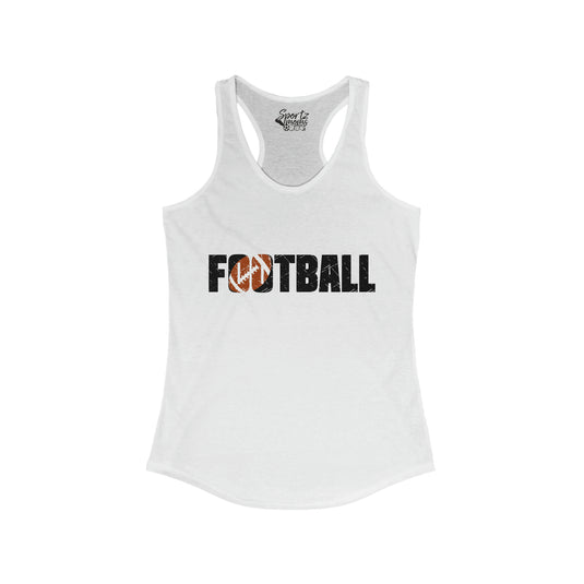 Football Adult Women's Racerback Tank