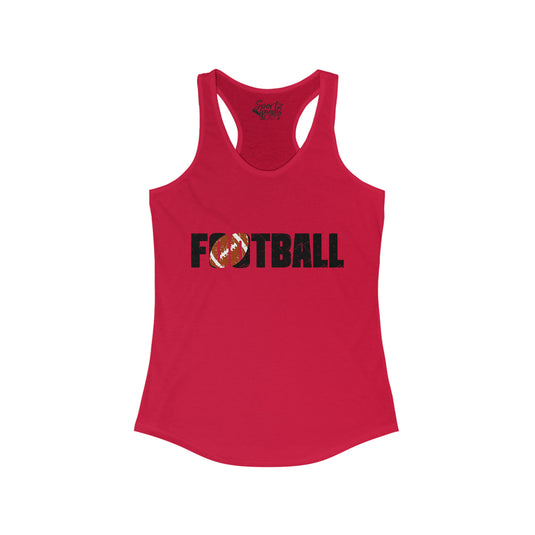 Football Adult Women's Racerback Tank