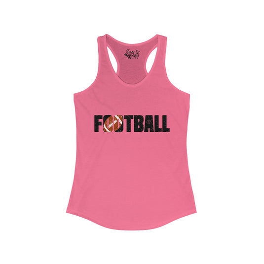 Football Adult Women's Racerback Tank